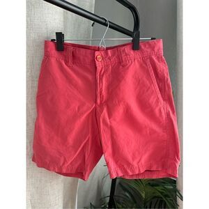 Columbia  Outdoor Casual Men’s Red Shorts Size 30 Flat Front‎